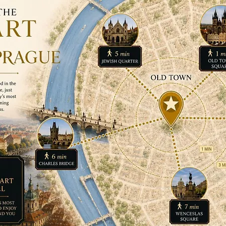Apartmán Old Town Magical Historic House Praha